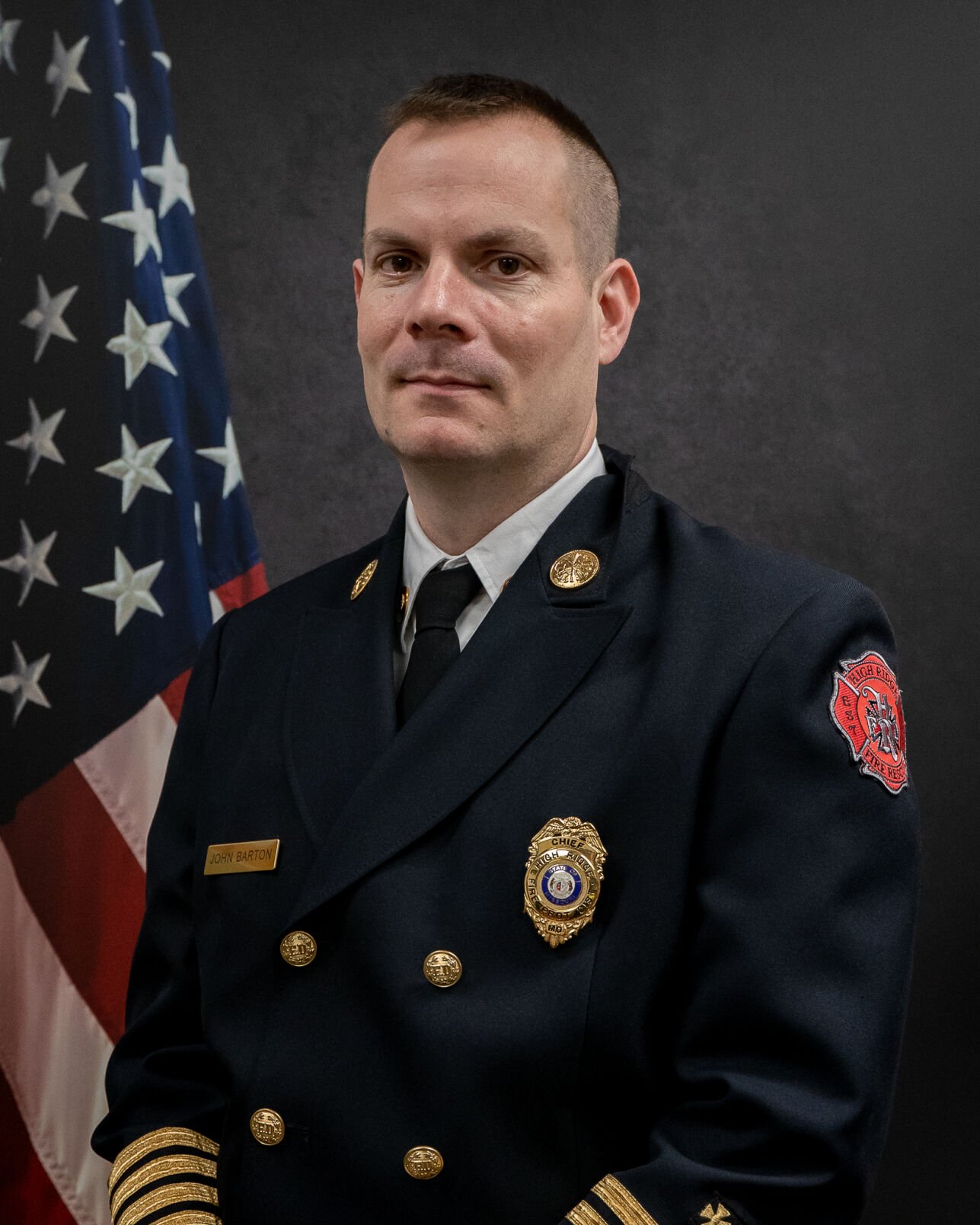 High Ridge Fire Protection District Chief John Barton